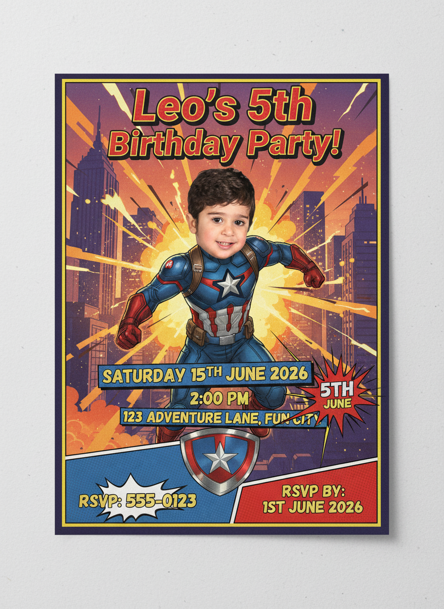 Birthday invitation sample