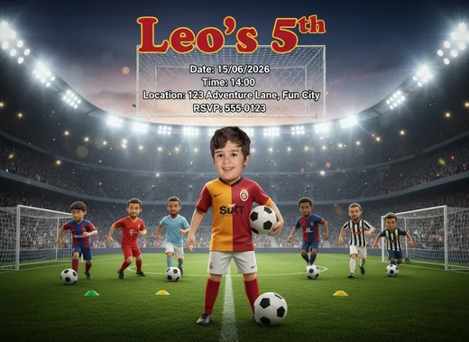 Stranger Things birthday invitation