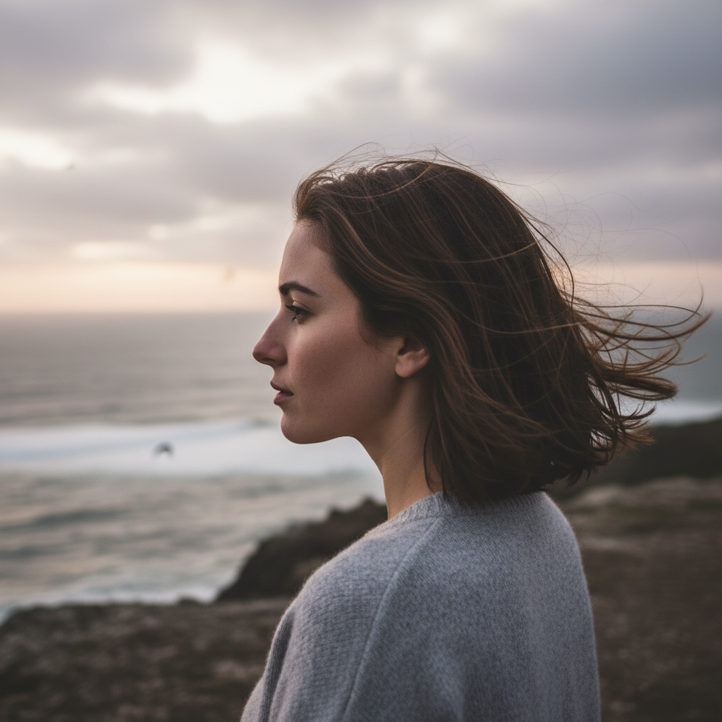 Side profile photo example
